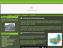 Tablet Screenshot of etar-environnement.fr